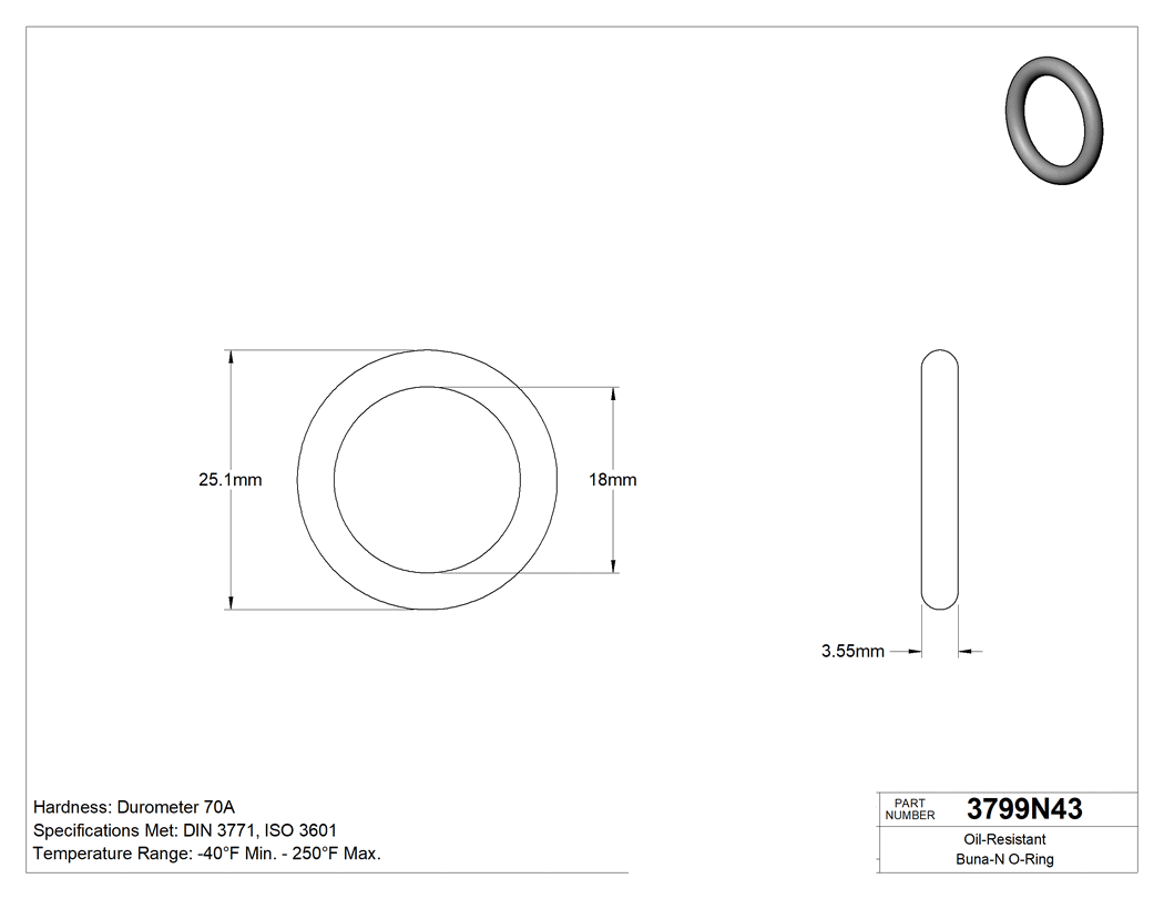 Technical drawing - 3799N43